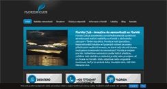 Desktop Screenshot of floridaclub.cz